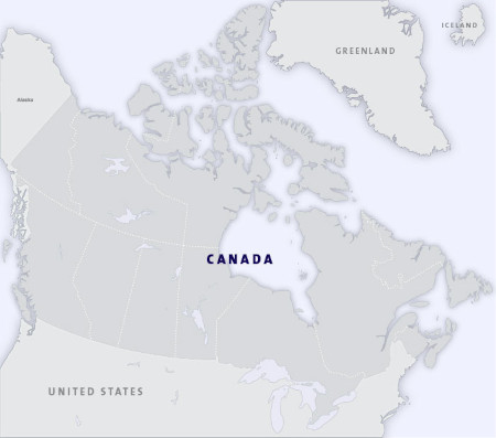 Map of Canada